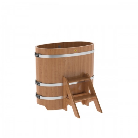 Купель овальная из дуба 0,59х1,06